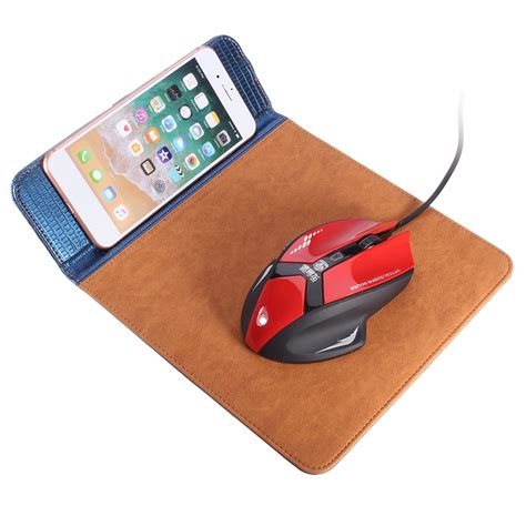 Qi Wireless Charger Charging Pad Mouse Pad Mat Multifunctional Non-Slip ...