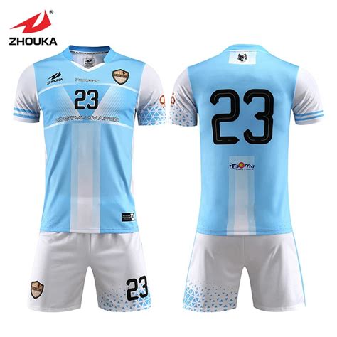 New Football kits Maker Practice Jerseys Soccer Team Uniform Jersey Sports Form Football ...