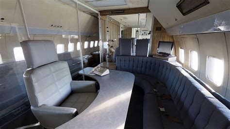 Step inside "Air Force One", the first presidential jet plane — a custom Boeing 707-120. The ...