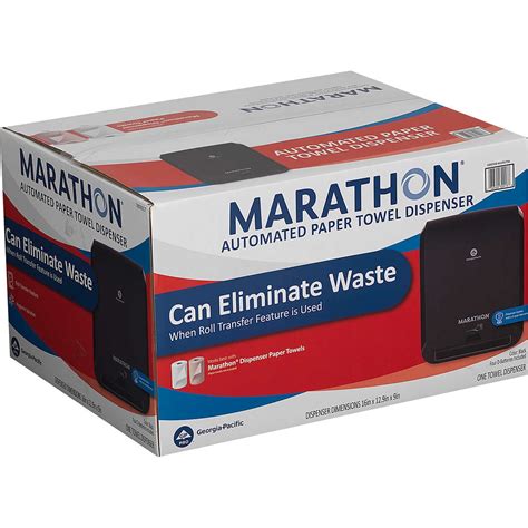 Marathon Automated Paper Towel Dispenser, Black - Walmart.com