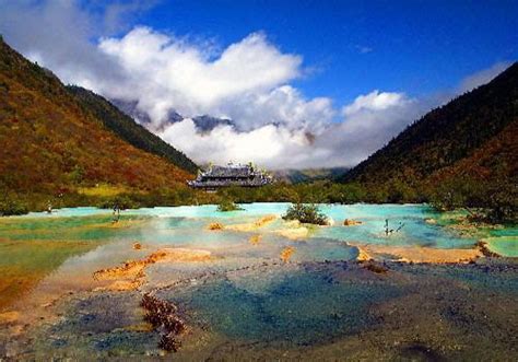 Huanglong Scenic And Historic Interest Area, Huanglong National Park, Huanglong Valley China