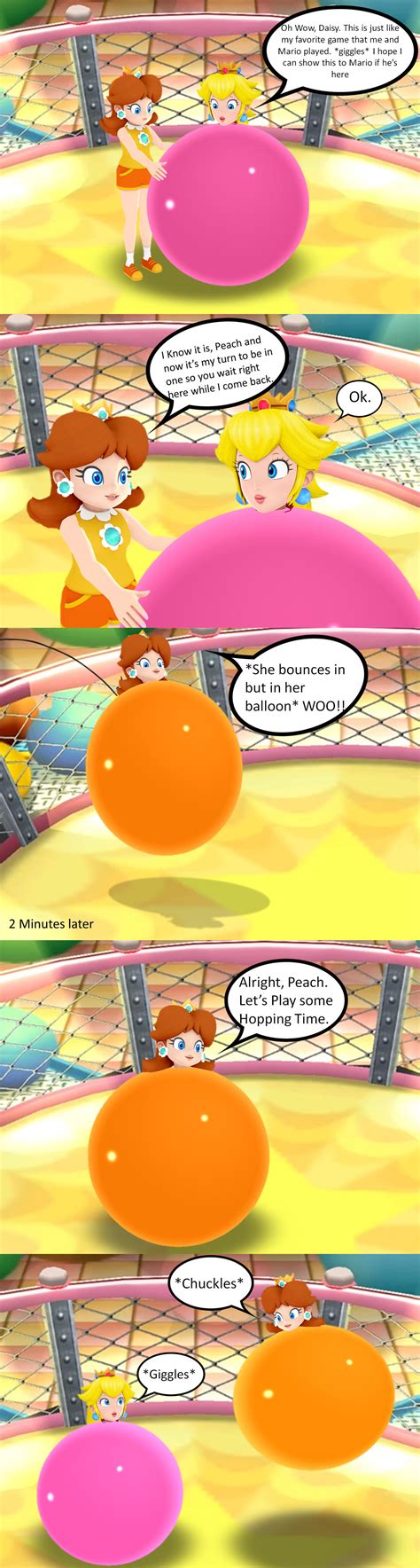 Peach And Daisy's Hopping Fun (Comic) by JohnV2004 on DeviantArt