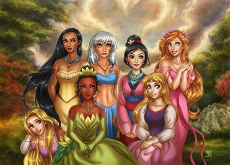 Disney's Princesses 2 by daekazu on DeviantArt