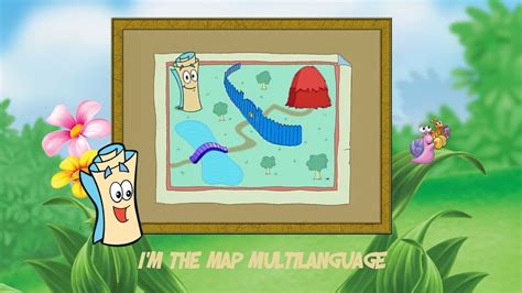 Dora the Explorer - I'm the Map Multilanguage - YouTube