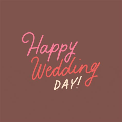 Happy Wedding Day Art GIF - UINona GIFs