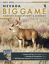 Nevada Hunting Seasons & Rules | eRegulations