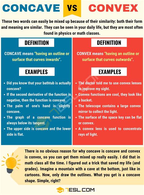 Concave vs. Convex: Understand the Difference • 7ESL