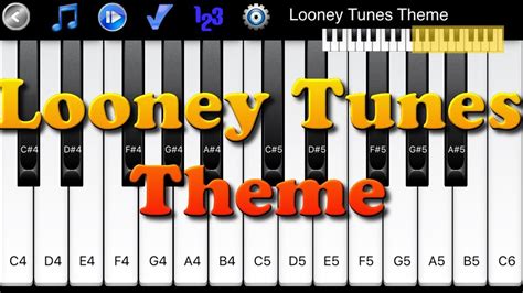 Looney Tunes Theme - Learn How To Play Piano Melody - YouTube