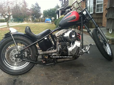 1977 Harley Davidson Shovelhead Fx Fxe Custom Chopper Rigid 88 " Stroker Vintage