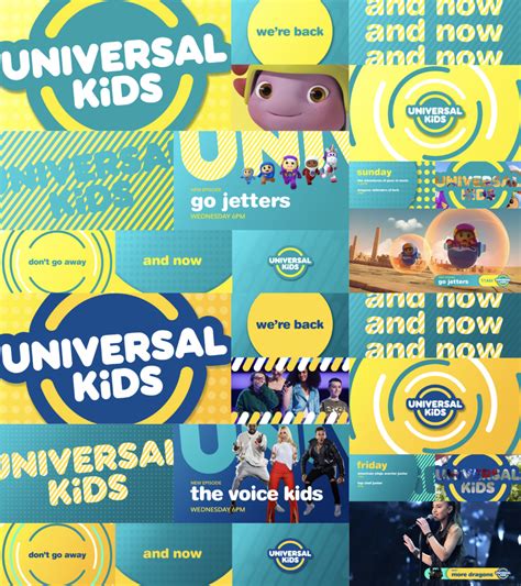 Brand New: New Logo, Identity, and On-air Look for Universal Kids by ...