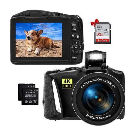 Digital Camera Full HD 4K Digital Camera 48M Camera with 16x Digital ...