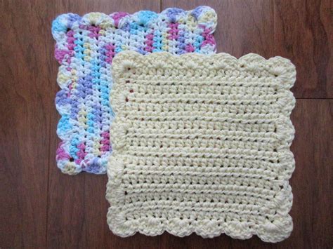 How to crochet a dishcloth. washcloth - Easy step by step for beginners ...