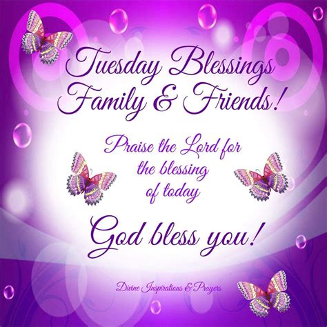 Tuesday Blessings Family & Friends, God Bless You Pictures, Photos, and Images for Facebook ...