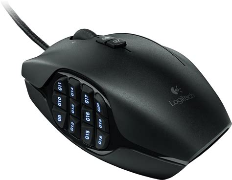 Logitech Logitech G600 MMO Gaming Mouse RGB Backlit 20 Programmable Buttons Earplug 4 ...