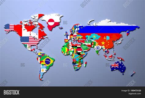 All World Map With States