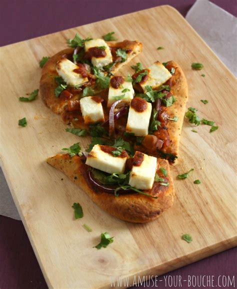 This Indian style paneer pizza with spinach and red onion is a delicious, lighter alternative to ...