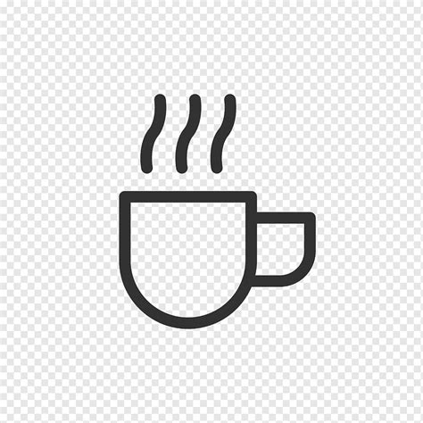 Coffee, cup, drink, mug, Simple work Line icon, png | PNGWing