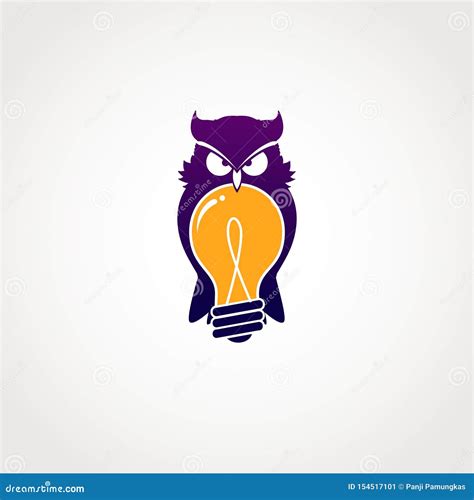 Smart Owl with Bulb Idea Logo Sign Symbol Icon Stock Illustration - Illustration of bird, smart ...