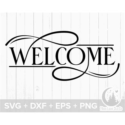 Welcome SVG, Welcome Sign Svg, Svg Dxf Eps Png Files for Cut - Inspire ...