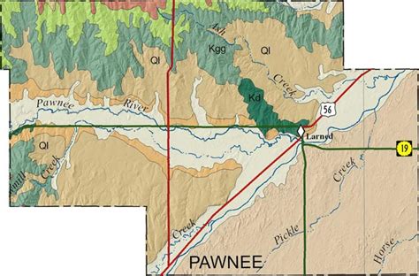 KGS--Geologic Map--Pawnee