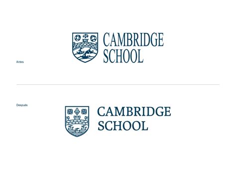 Logo restyling Cambridge School - New look for logo | Vibranding