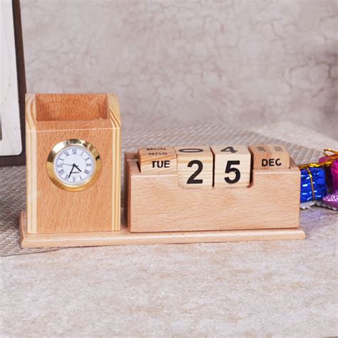 Wooden Pen Stand - Organize Your Desk in Style