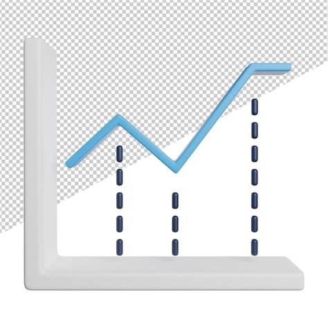 Premium PSD | Line chart graph