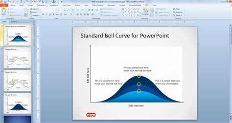 Free Standard Bell Curve Template for PowerPoint - Free PowerPoint Templates - SlideHunter.com