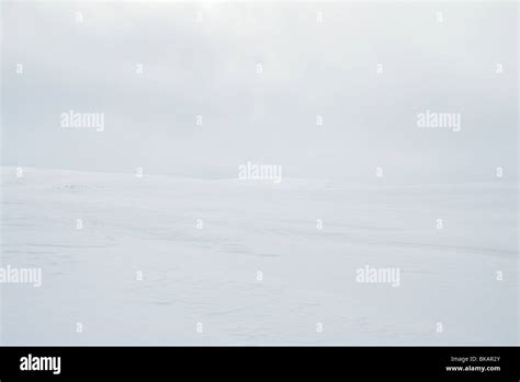 Finland Lapland snowy mountain landscape Stock Photo - Alamy