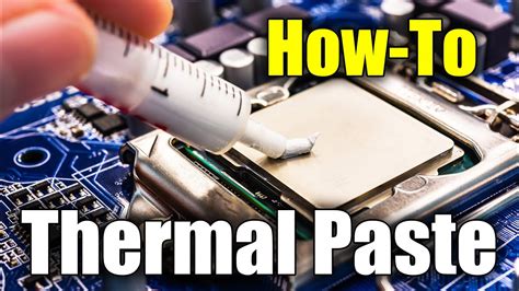 How to Correctly Apply Thermal Paste to CPU or GPU - Best Method - YouTube