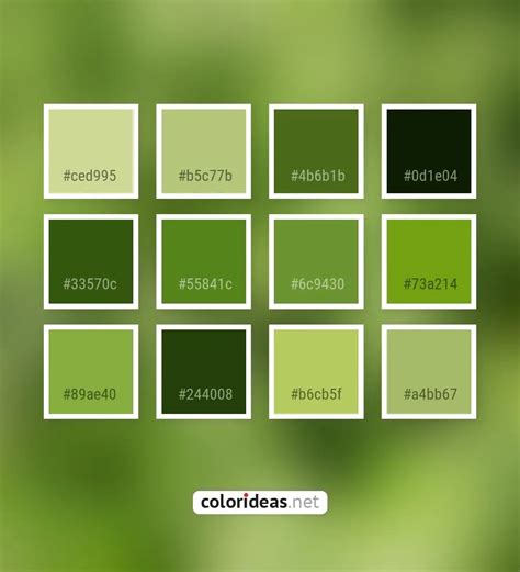 Deco Beige 33570C Green Leaf Color Palette | Color palette ideas