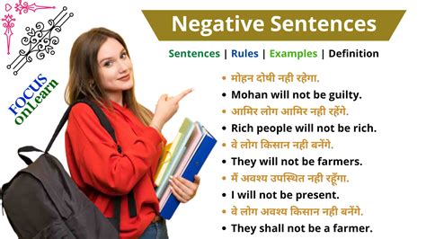 Negative Sentences in Hindi: Rules, Use And Examples