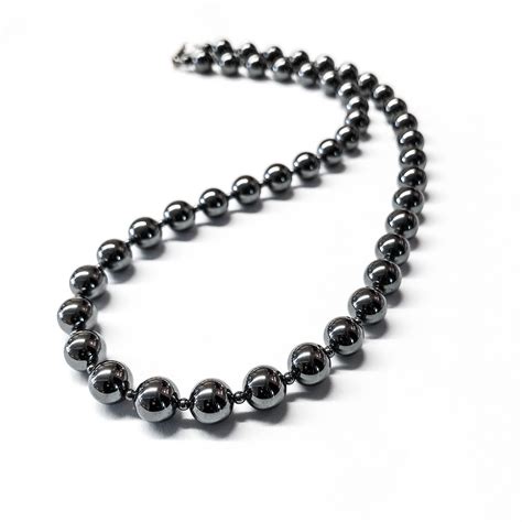 Simple Hematite Necklace for Men and Women | Simple Graces Jewelry