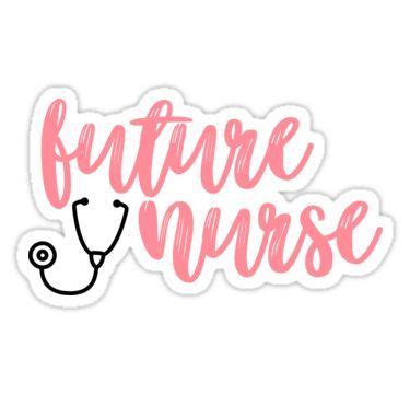 'Future Nurse Sticker' Sticker by allieweek | Nurse stickers, Nursing wallpaper, Future nurse