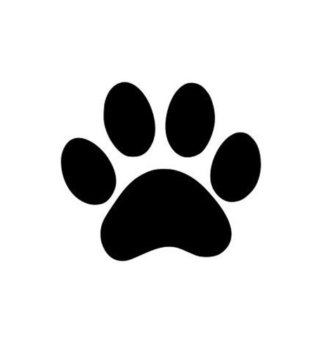 Paw SVG Cut File, Paw Print Svg , Pet Paw , Dog Paw , Cat Paw, Cut File for Silhouette , Paw ...