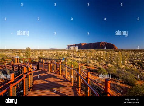 Uluru at Sunrise Stock Photo - Alamy