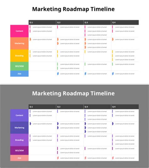 Marketing Plan Timeline|Tables|Diagram