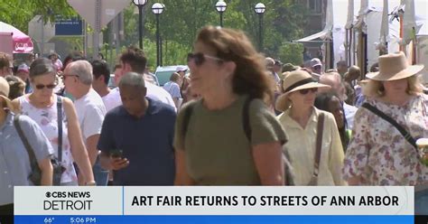 Art Fair returns to the streets of Ann Arbor - CBS Detroit