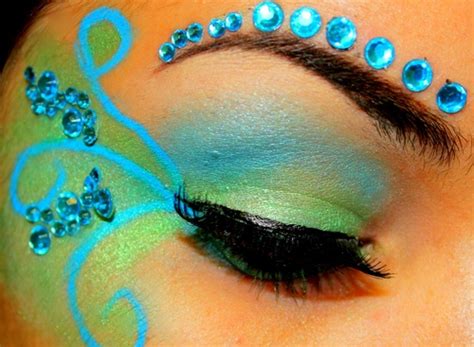 Blue and Green make up. #love Eye Makeup, Nose Ring, Fantasy, Eyes ...