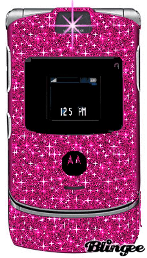Pink Motorola Glitter GIF | GIFDB.com