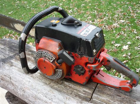 VINTAGE CHAINSAW COLLECTION: JONSERED GROUP OF SAWS.