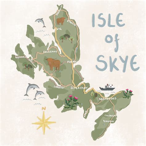 Isle Of Skye Scotland Map - Map