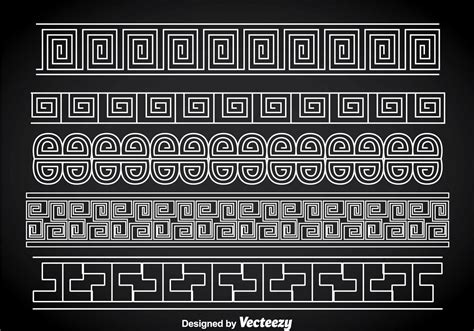 Greek Key White Border Vector Sets - Download Free Vector Art, Stock ...