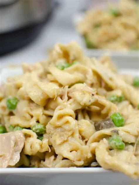 Tuna Noodle Casserole Instant Pot Recipe Story | A Pressure Cooker