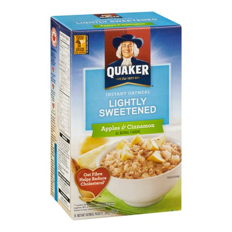 Quaker Instant Oatmeal - Lightly Sweetened Apple Cinnamon - Whistler Grocery Service & Delivery