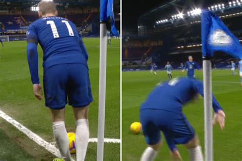 Watch Chelsea superstar Timo Werner struggle to take a corner as £47.5m ace’s woes continue ...