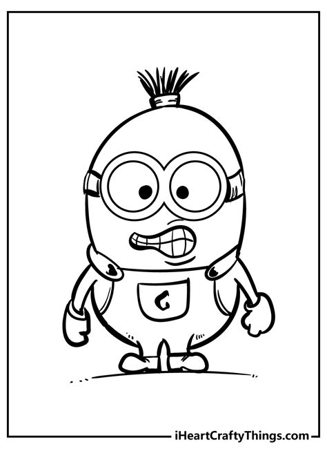 minions coloring pages coloringall - 50 minion coloring pages for kids ...