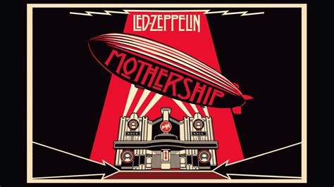 White, black, and red Mothership illustration, music, album covers, Led ...