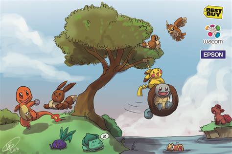 pokemon camp by LobataBojorquez on DeviantArt