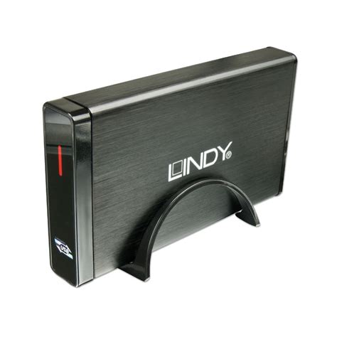 USB 2.0 Drive Enclosure for 3.5" SATA Hard Drives - from LINDY UK